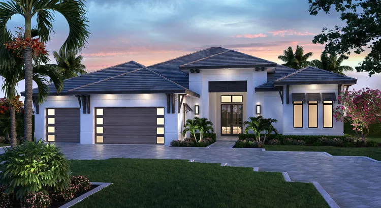 Full Rendering for House Plan #774692