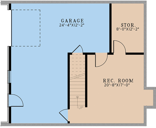 Basement Plan for House Plan #311222