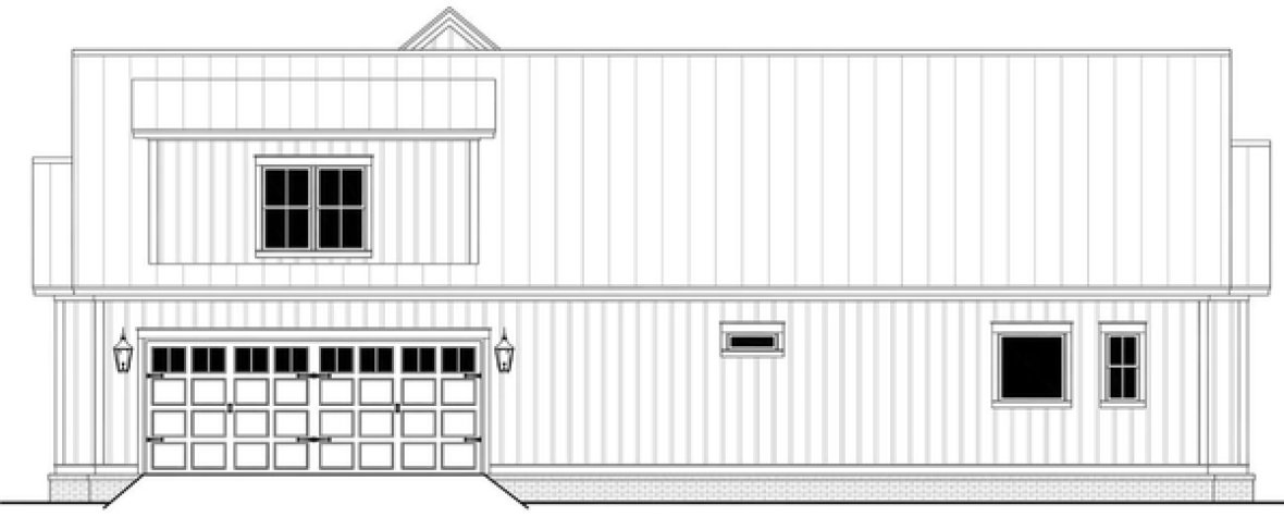 Right Elevation for House Plan #308242