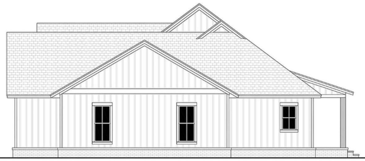 Right Elevation for House Plan #307971