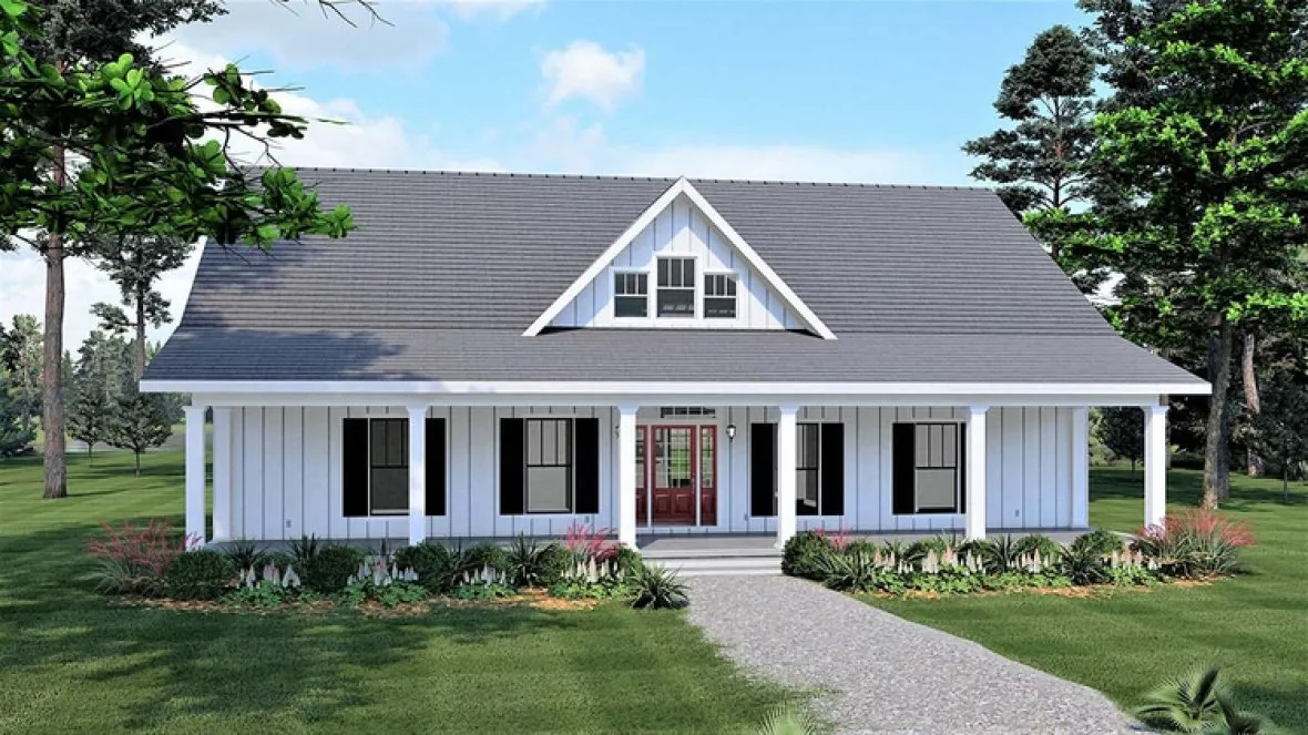 Full Rendering for House Plan #432532