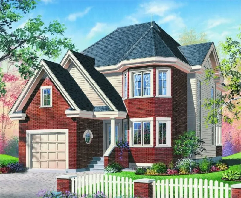 Full Rendering for House Plan #143982