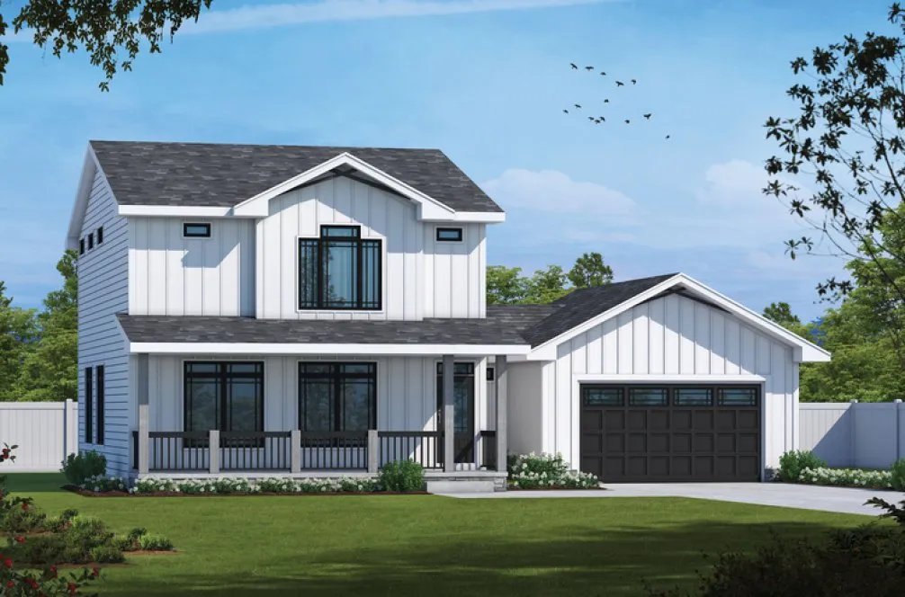 Full Rendering for House Plan #158381