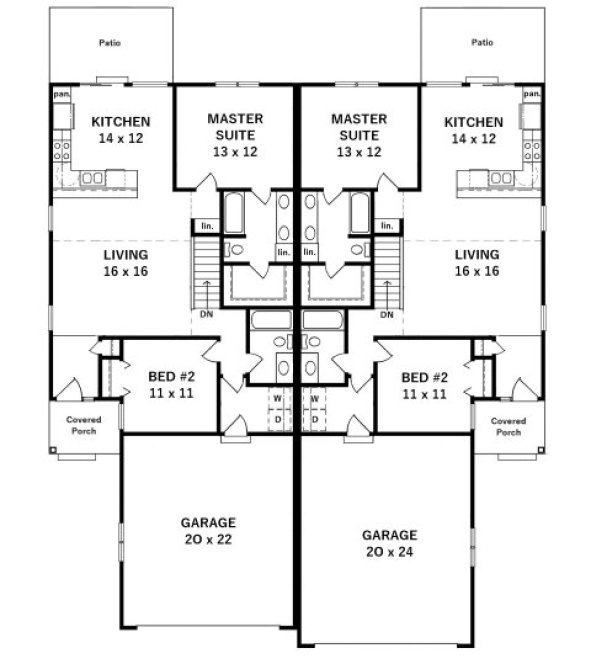Main Floor Plan for House Plan #356712
