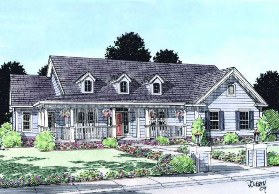 Full Rendering for House Plan #243042