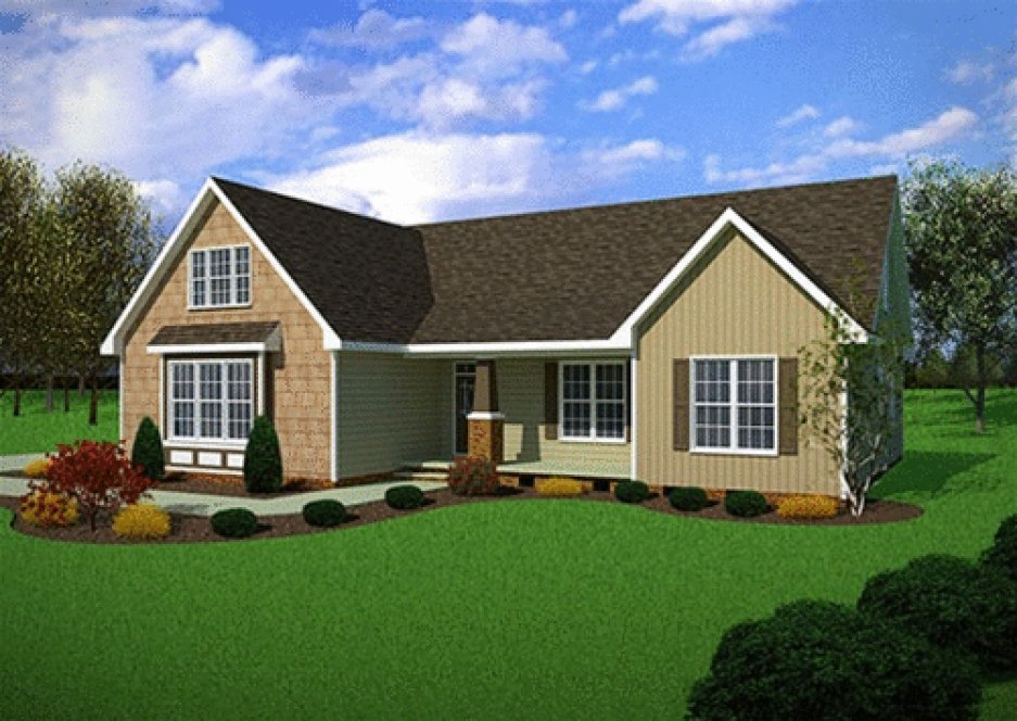 Full Rendering for House Plan #652171