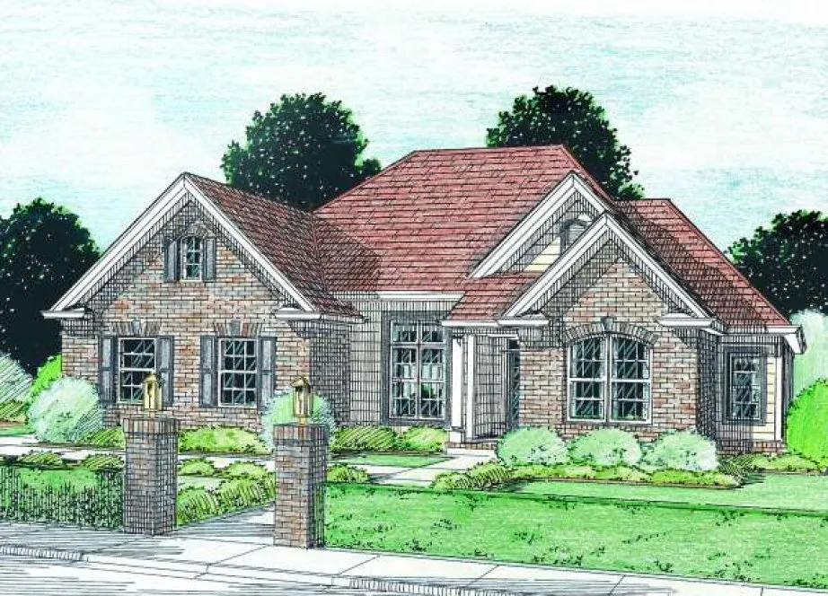 Full Rendering for House Plan #244042