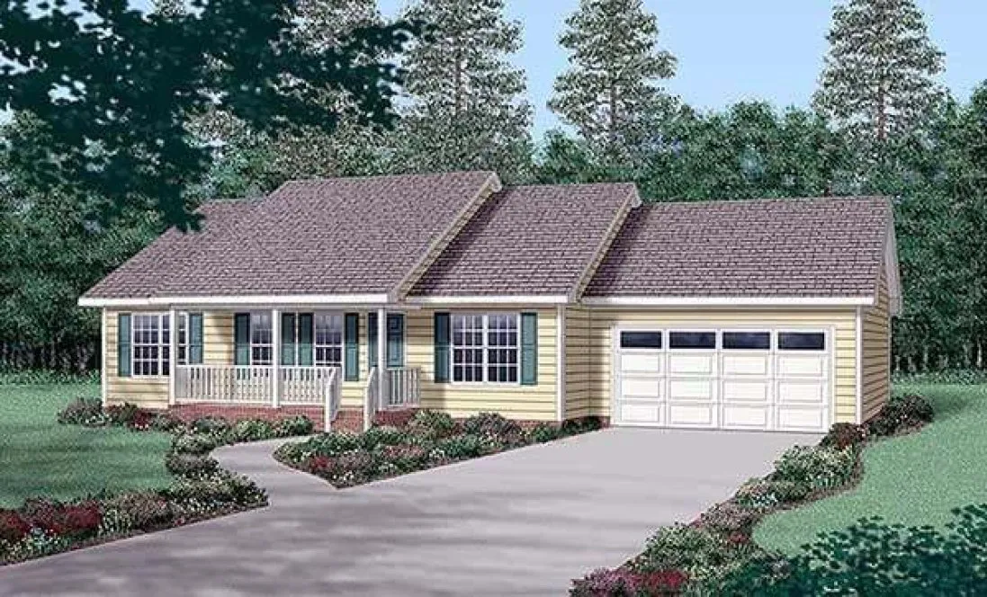 Full Rendering for House Plan #650021