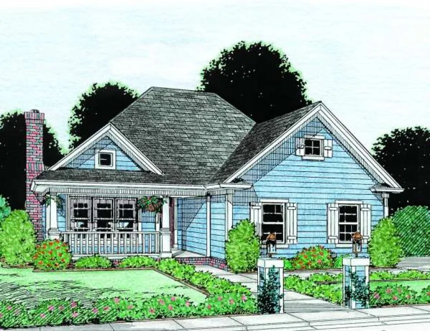 ExteriorPhoto for House Plan #245404