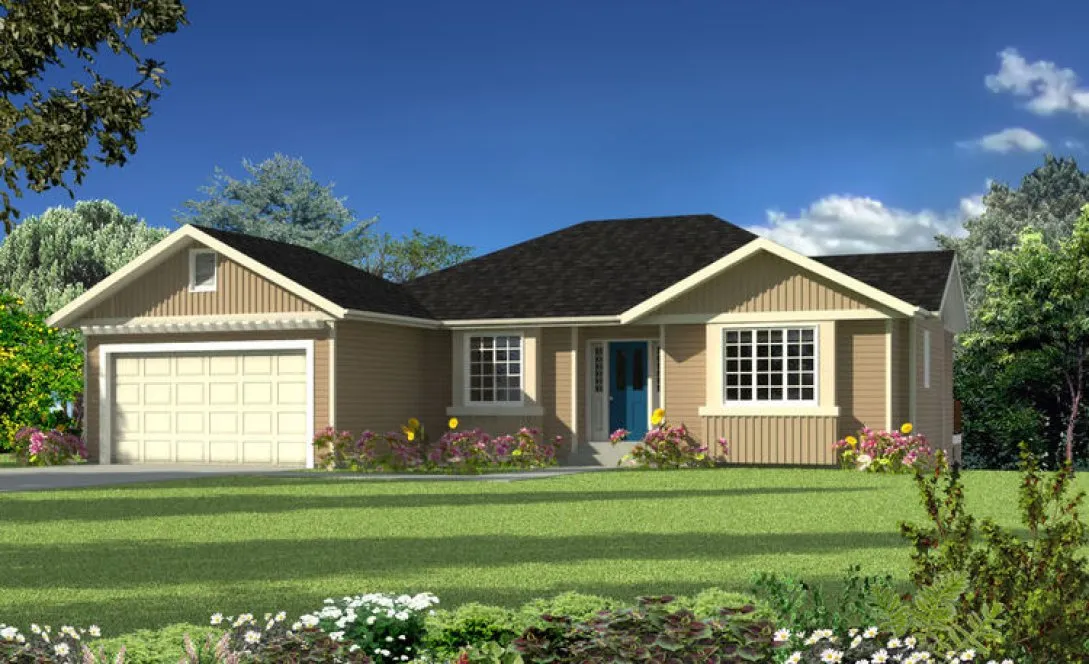 Full Rendering for House Plan #573932