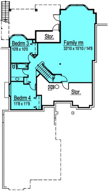 Basement Plan for House Plan #571192