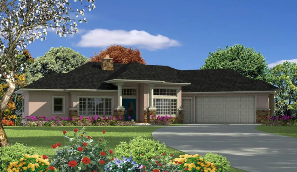 Full Rendering for House Plan #575433