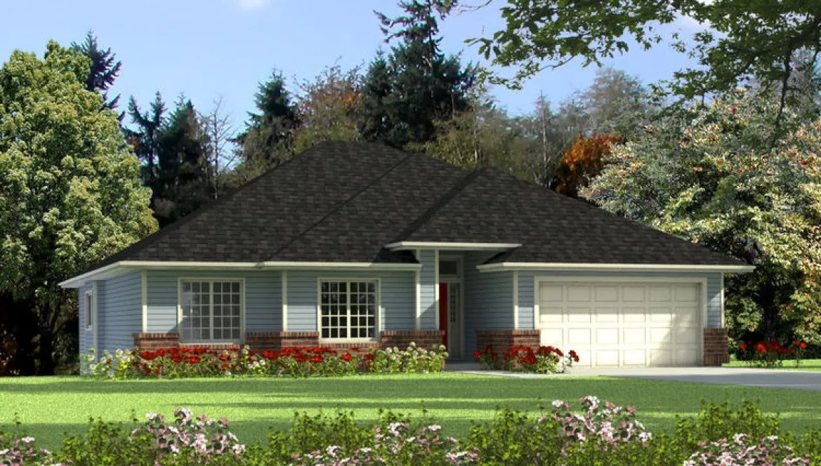 Full Rendering for House Plan #577771