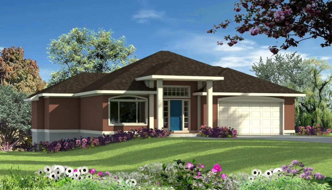 Full Rendering for House Plan #571422
