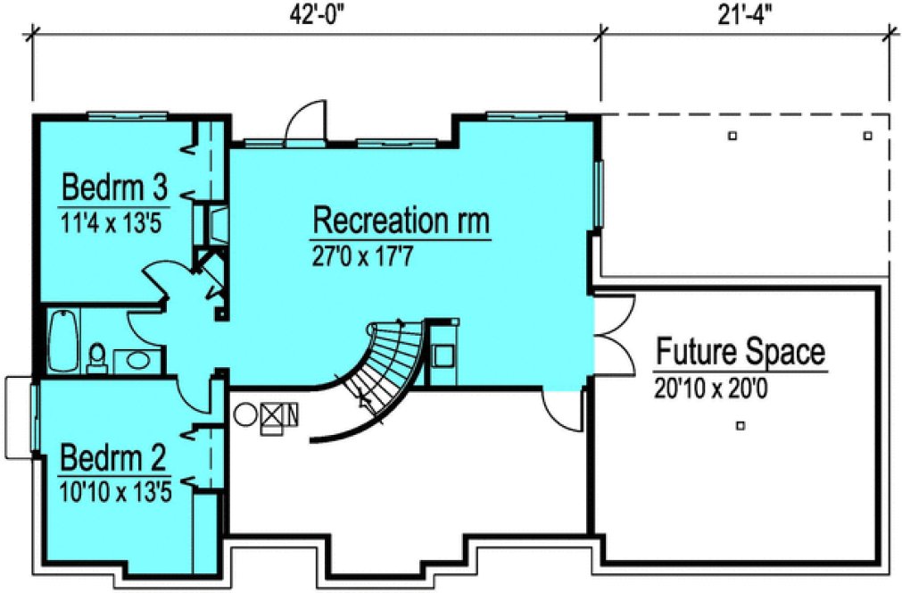 Basement Plan for House Plan #571142