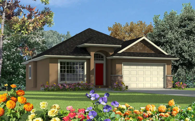 Full Rendering for House Plan #574941