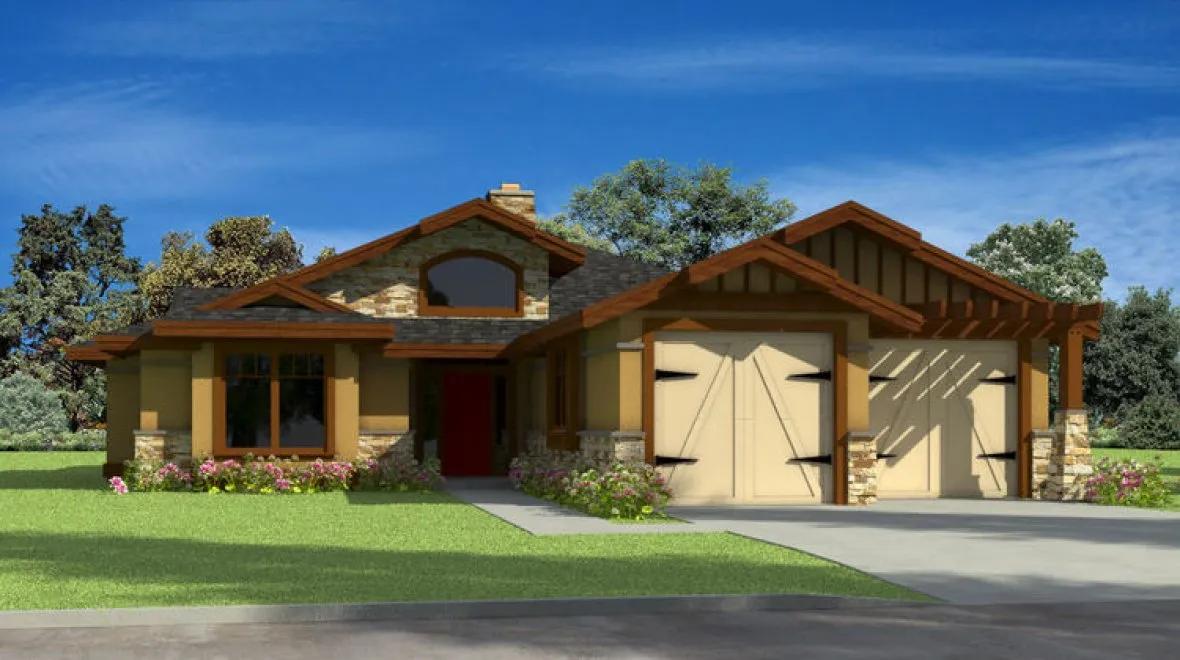 Full Rendering for House Plan #575104