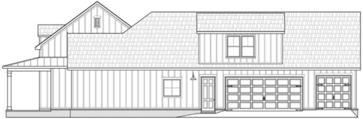 Right Elevation for House Plan #905772