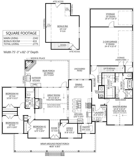 Plan for House Plan #905772