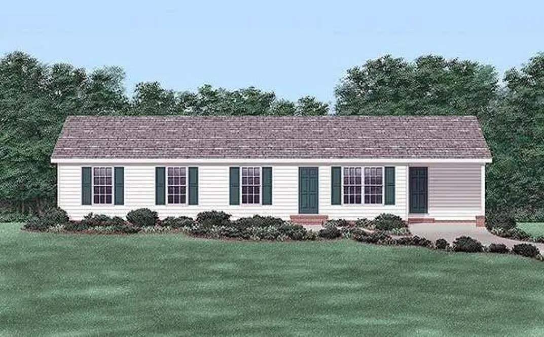 Full Rendering for House Plan #656621