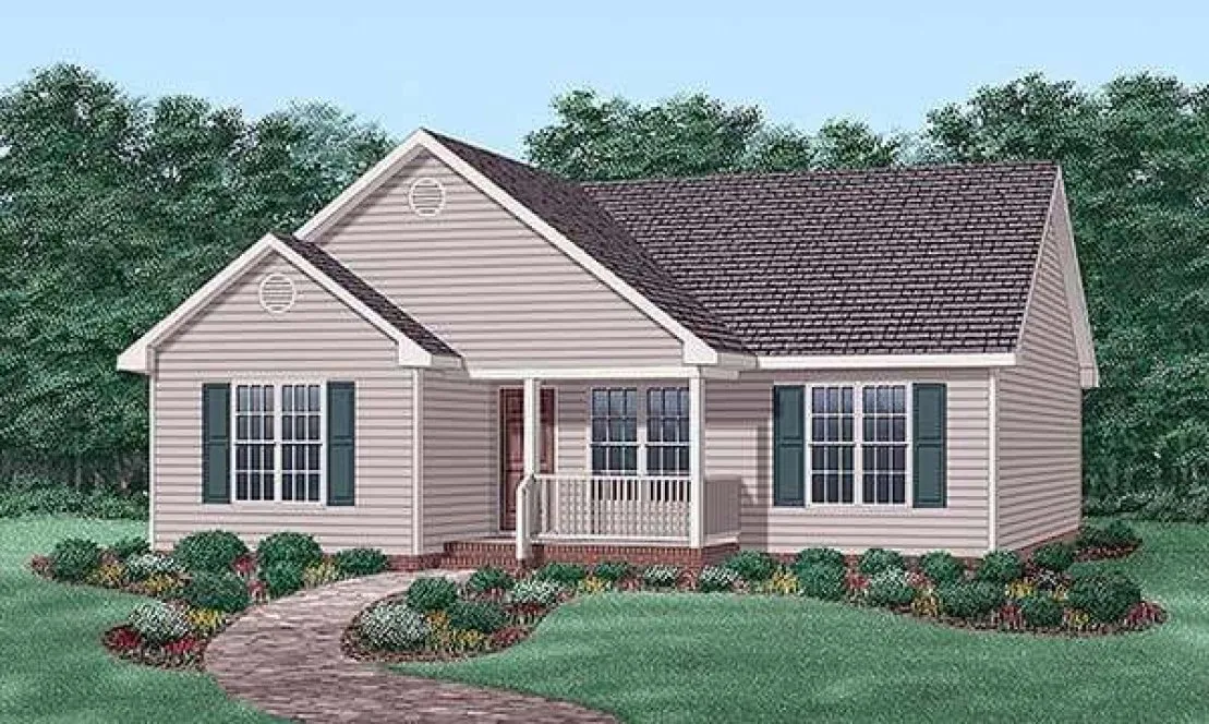 Full Rendering for House Plan #658021