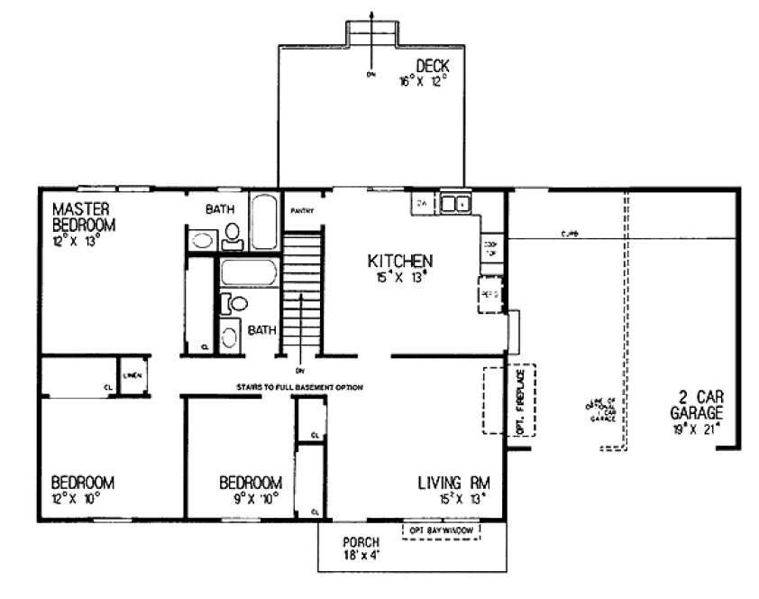 Main Floor Plan for House Plan #520311