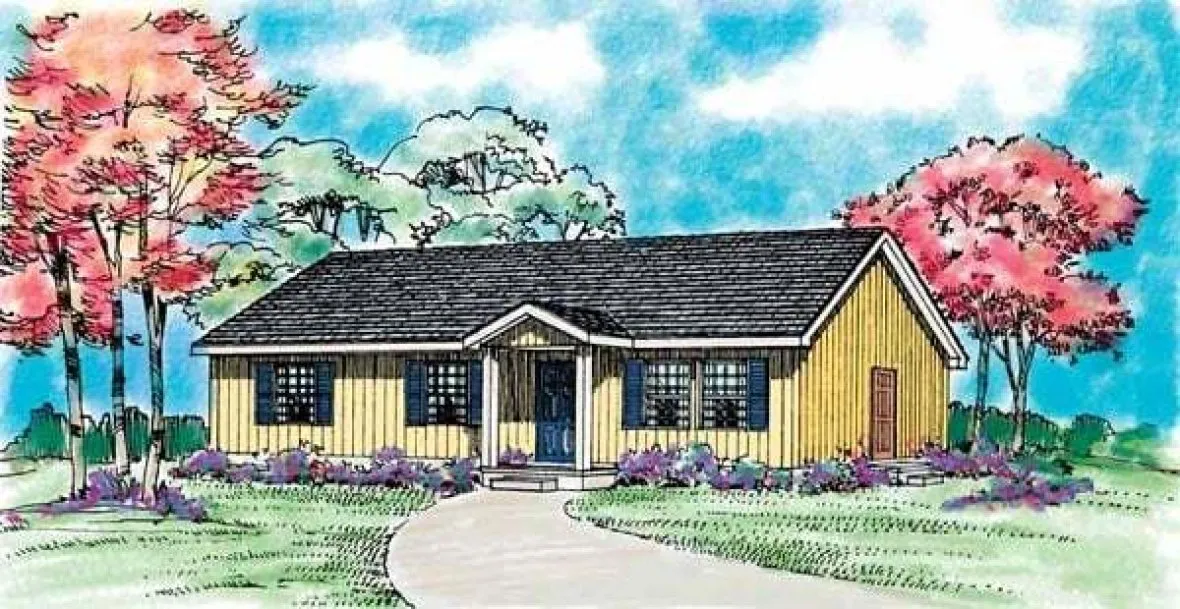 Full Rendering for House Plan #520311
