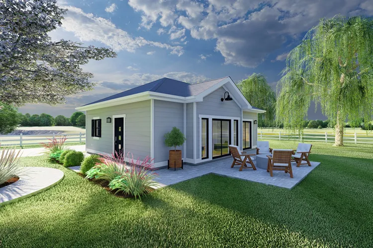 Full Rendering for House Plan #580796