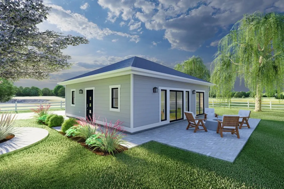 Full Rendering for House Plan #580896