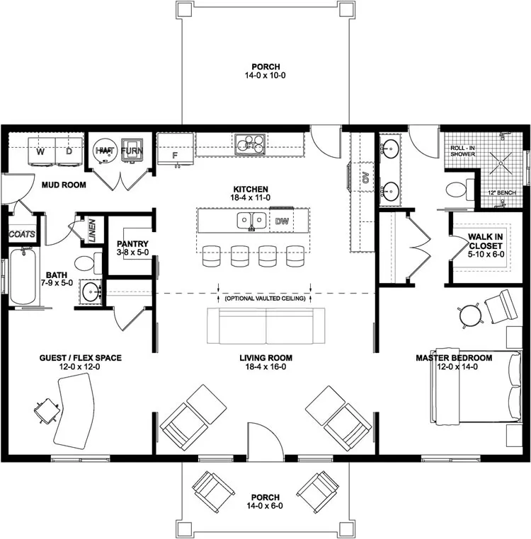 Main Floor Plan for House Plan #581232