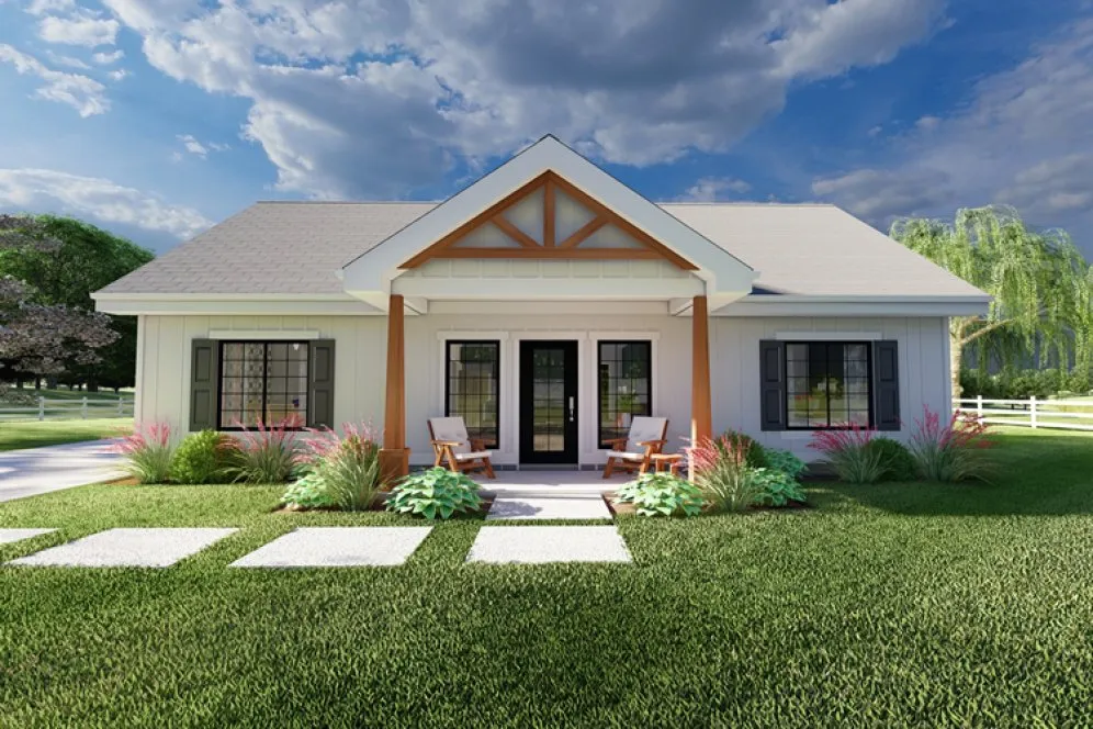 Full Rendering for House Plan #581232