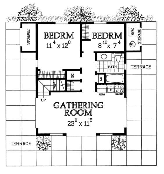 Main Floor Plan for House Plan #529501