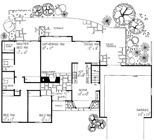 Main Floor Plan for House Plan #526631