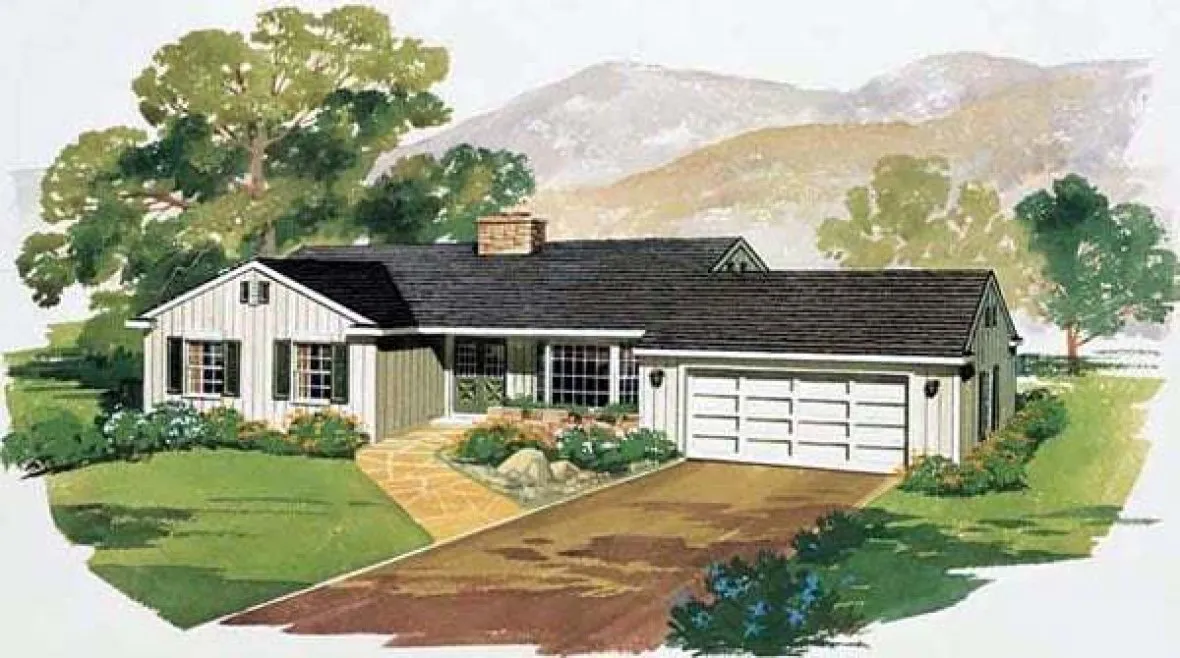 Full Rendering for House Plan #526631