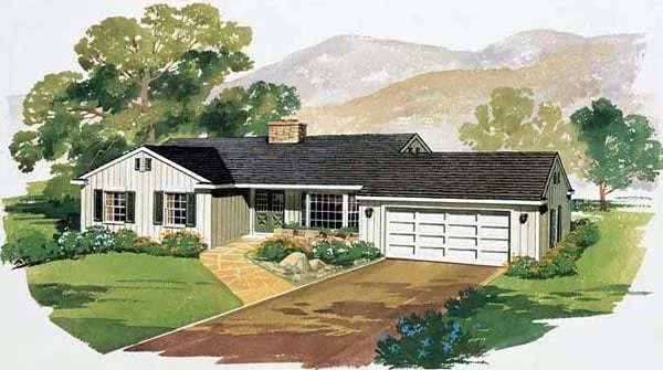 Full Rendering for House Plan #526631
