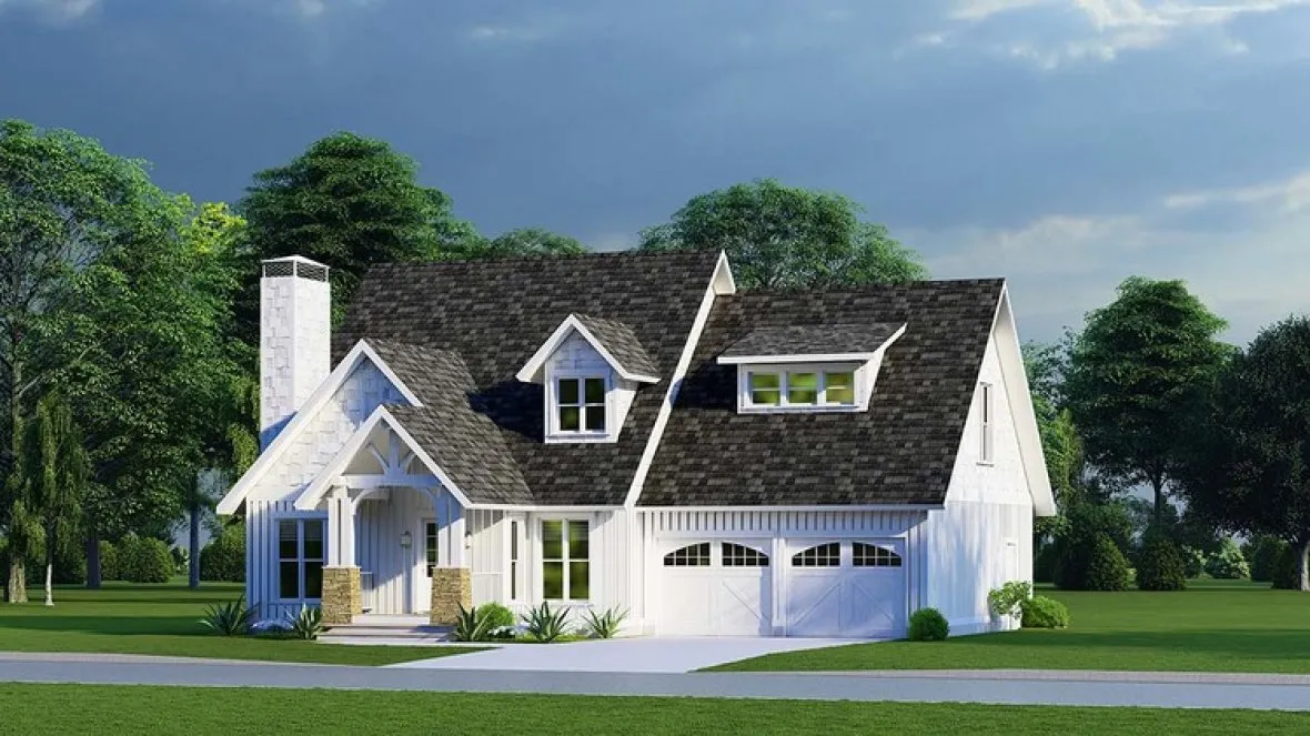 Full Rendering for House Plan #316891