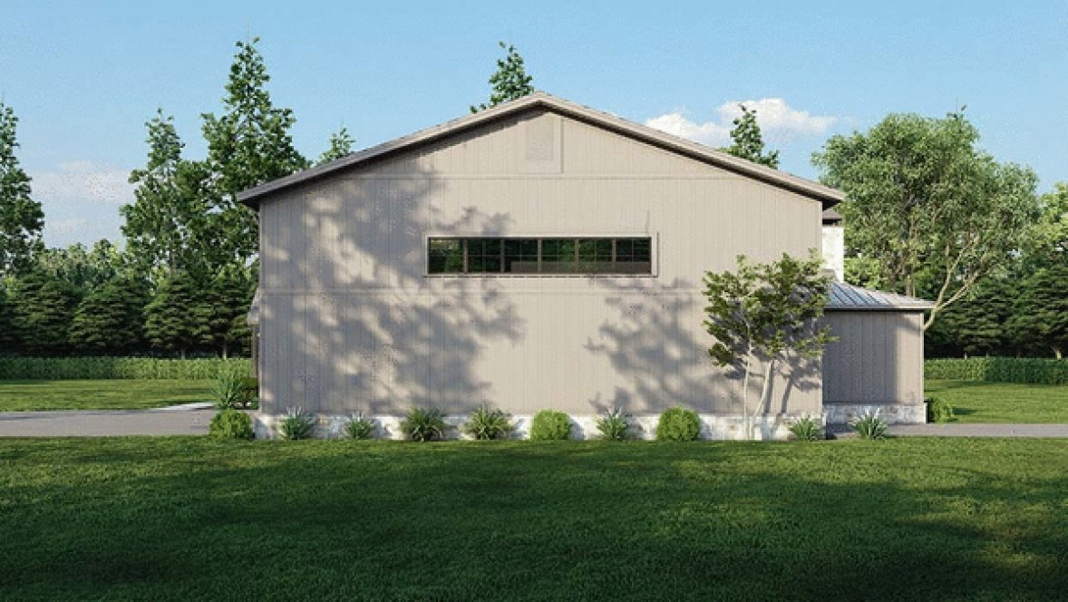 Right Elevation for House Plan #317552