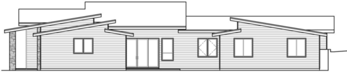Right Elevation for House Plan #347752