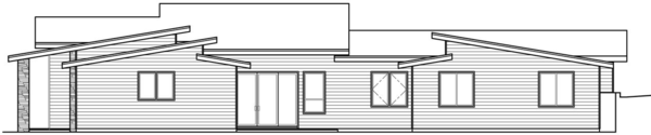 Right Elevation for House Plan #347752