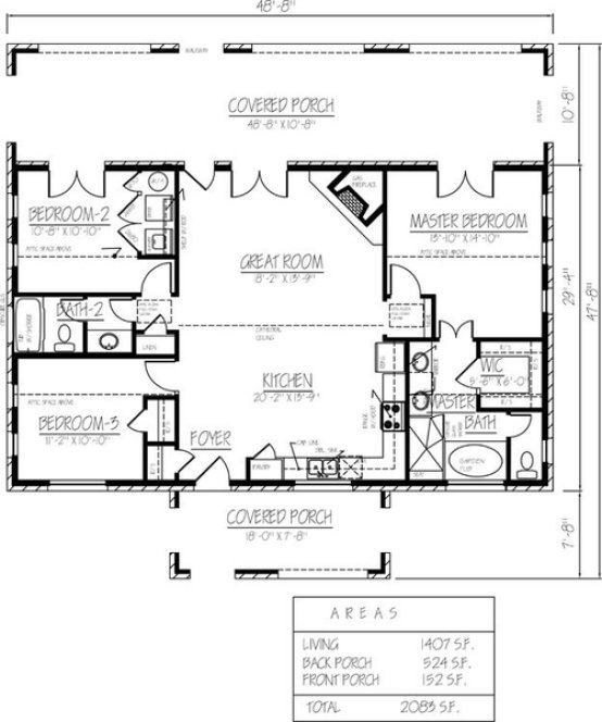 Main Floor Plan for House Plan #567041