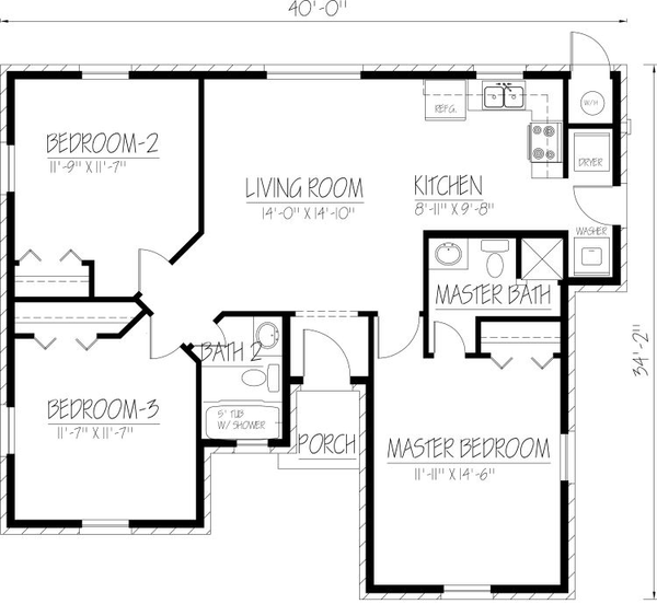 Main Floor Plan for House Plan #561411