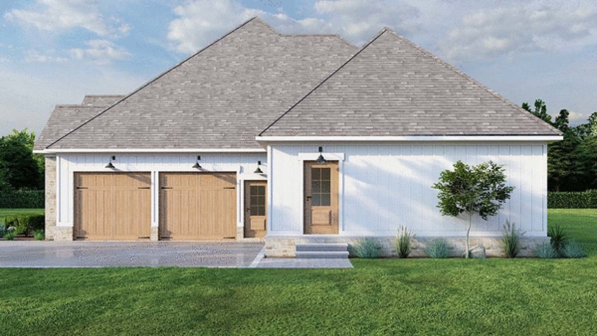 Right Elevation for House Plan #312442