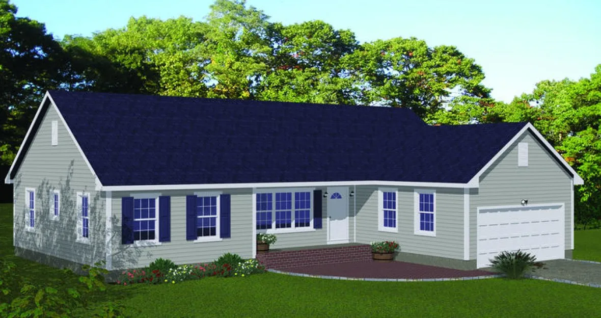 Full Rendering for House Plan #744161