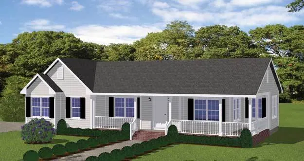 Full Rendering for House Plan #740301