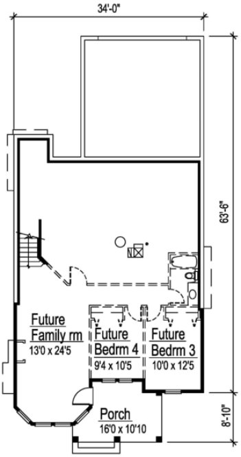Basement Plan for House Plan #576551