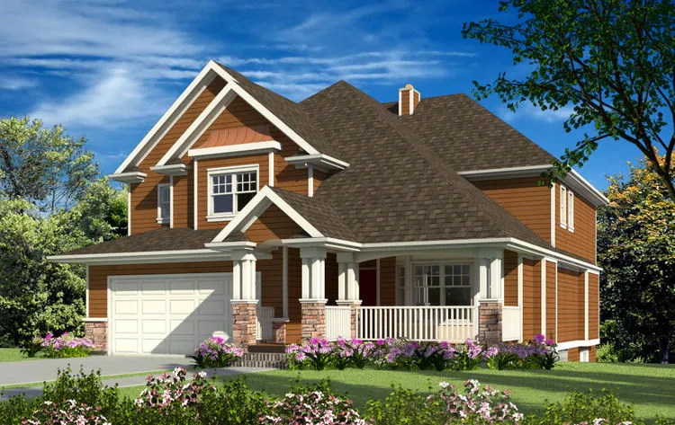 Full Rendering for House Plan #574252