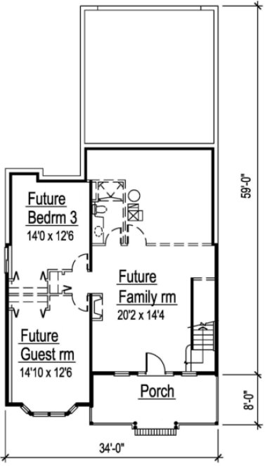 Basement Plan for House Plan #575921