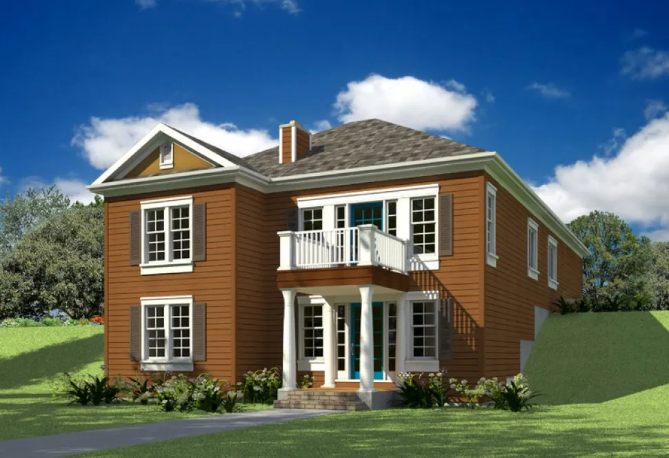 Full Rendering for House Plan #574102