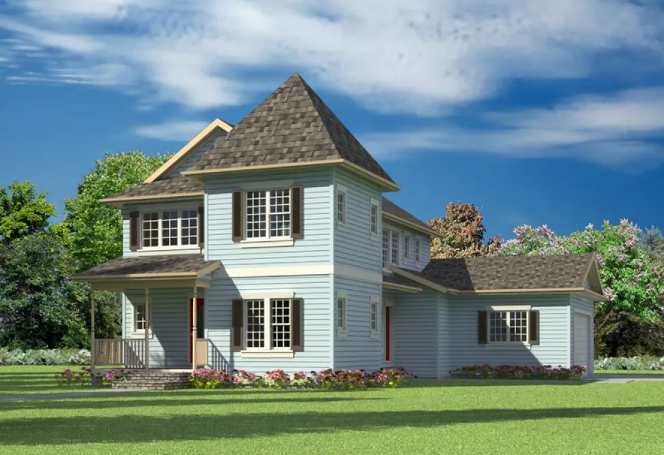 Full Rendering for House Plan #579081