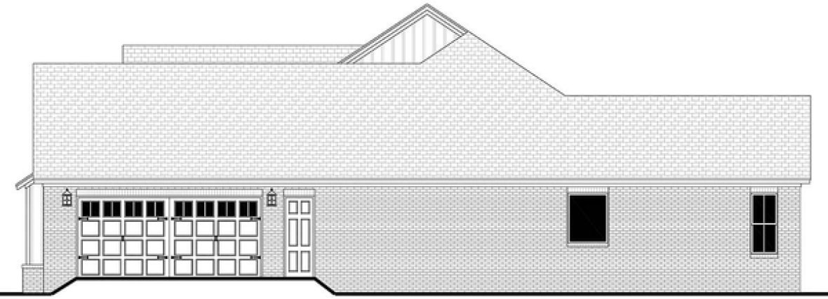 Right Elevation for House Plan #308062